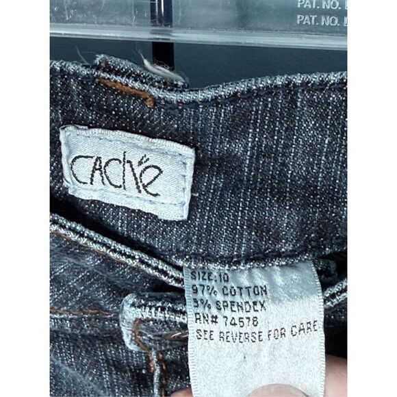 Cache Midrise Bootcut Denim Jeans Womens 10 Blue Vintage Y2K‎ Mom Casual - Picture 6 of 12